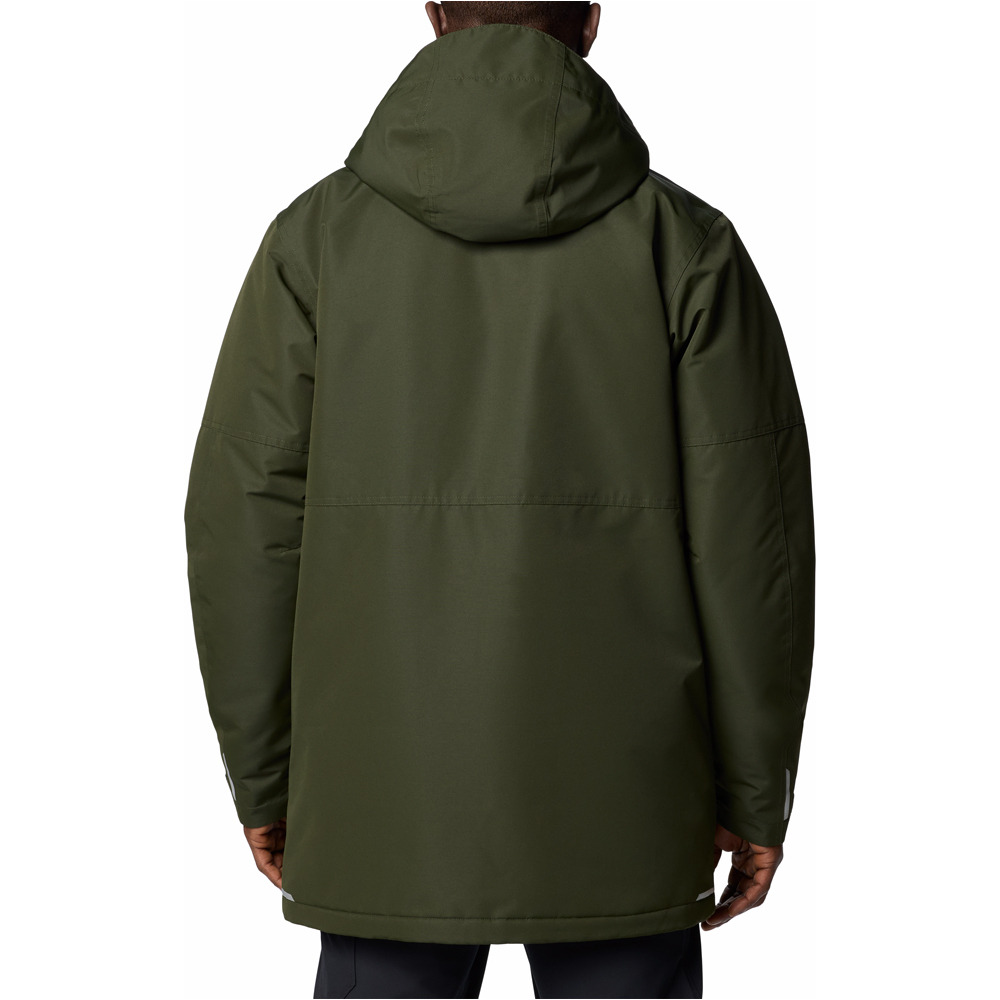 Columbia chaqueta impermeable insulada hombre Landroamer II Parka vista trasera
