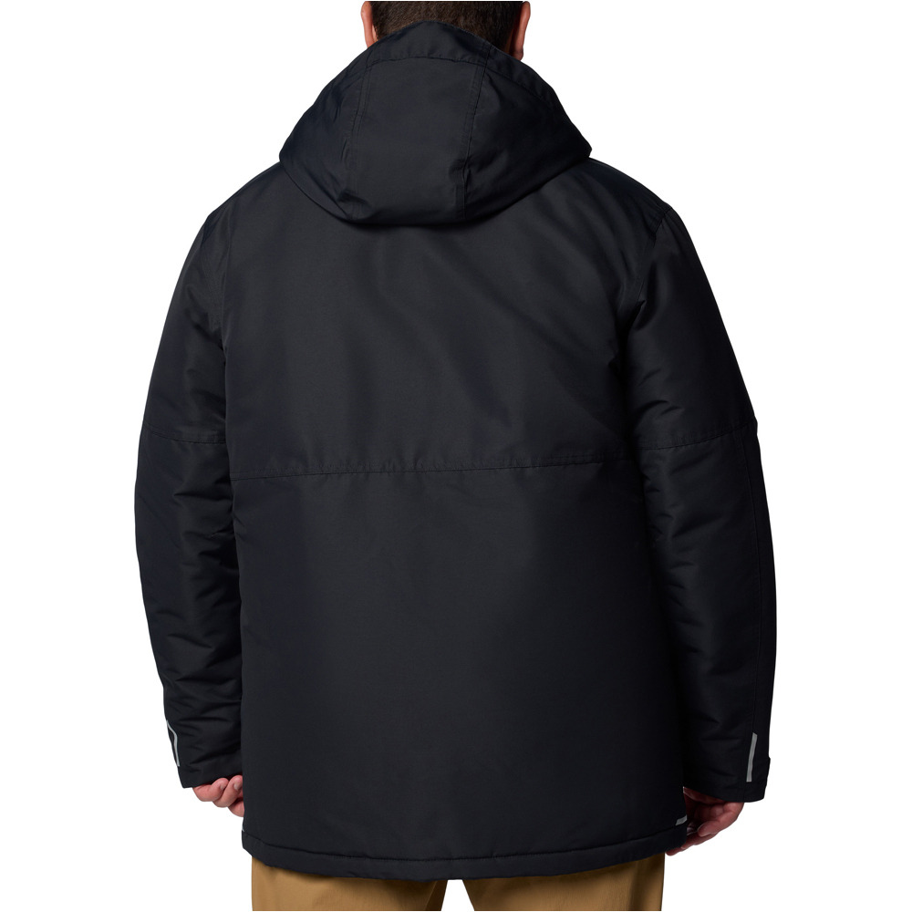 Columbia chaqueta impermeable insulada hombre Landroamer II Parka vista trasera