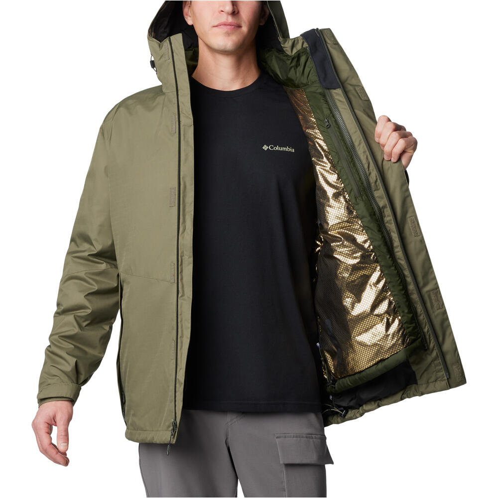 Columbia chaqueta impermeable insulada hombre Oak Harbor Interchange Jacket 03