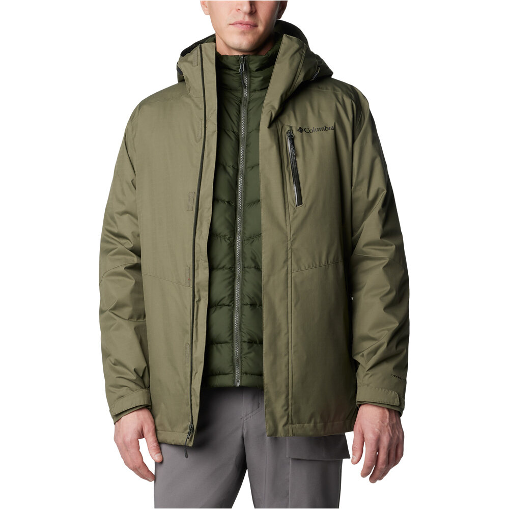 Columbia chaqueta impermeable insulada hombre Oak Harbor Interchange Jacket 04