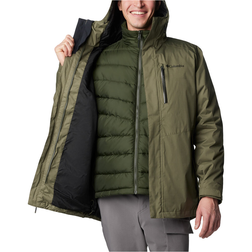 Columbia chaqueta impermeable insulada hombre Oak Harbor Interchange Jacket 05