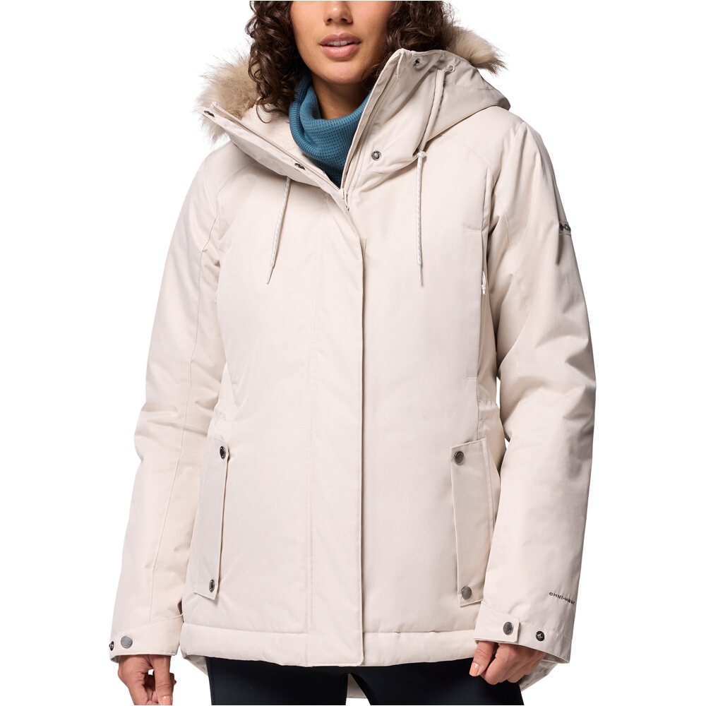 Columbia chaqueta impermeable insulada mujer _3_Suttle Mountain  III Insulated Jacket vista frontal