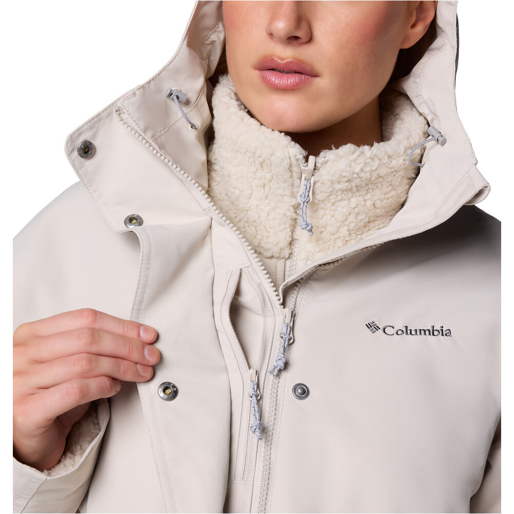 Columbia chaqueta impermeable insulada mujer Drop Ridge II Interchange Jacket 07