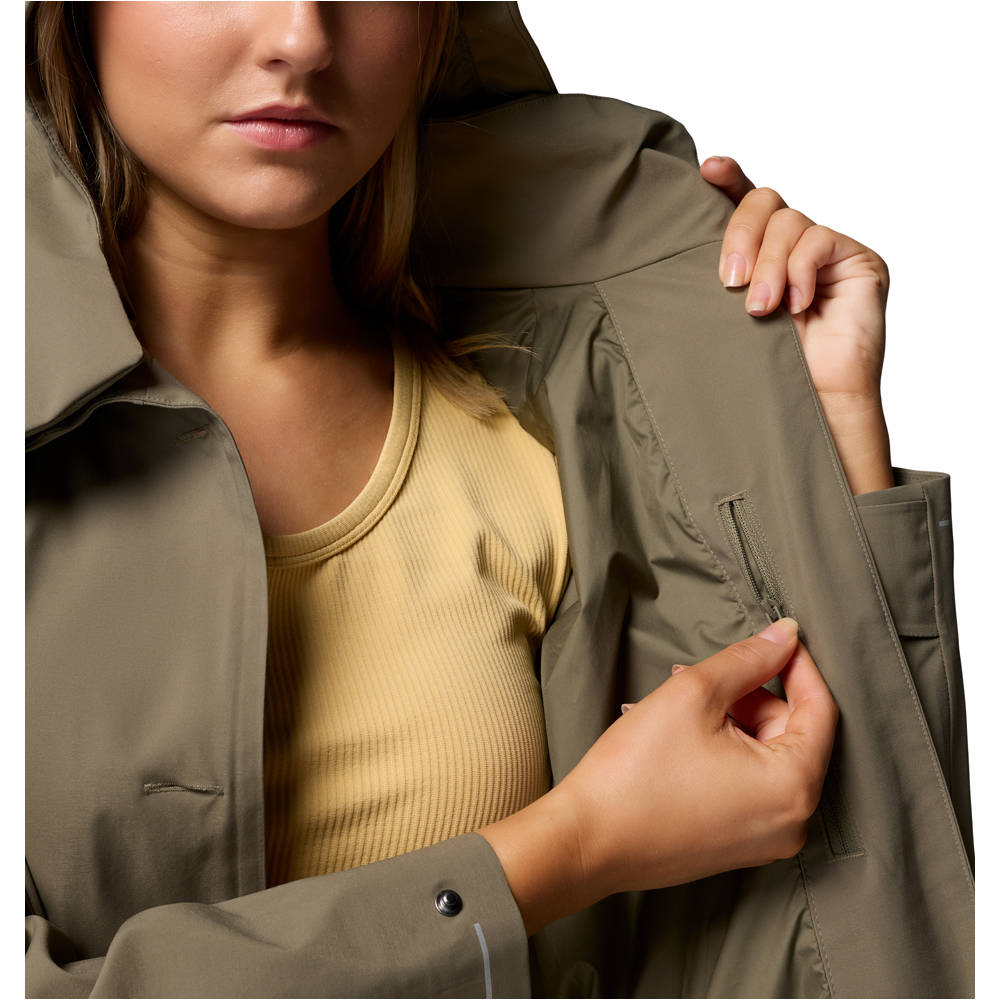 Columbia chaqueta impermeable mujer AmazeTrench Rain Jacket 05