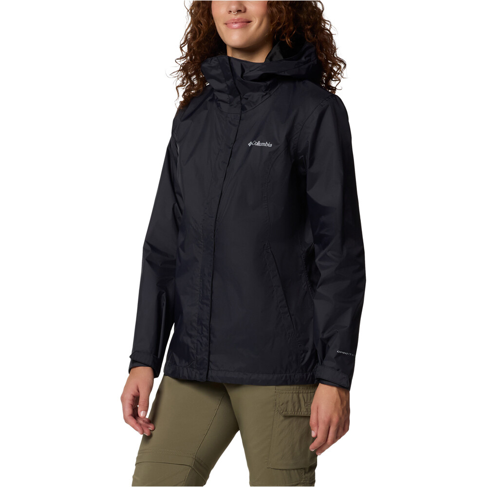 Columbia chaqueta impermeable mujer Arcadia II Jacket vista detalle