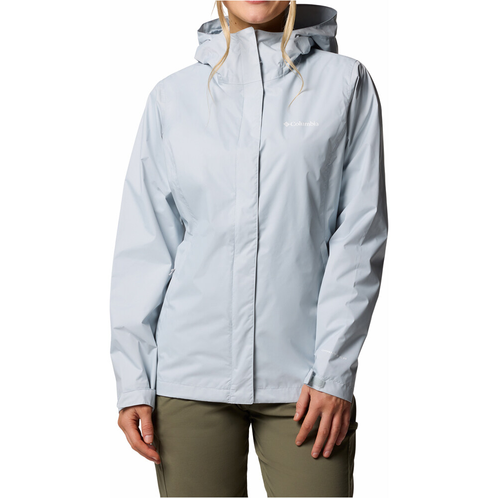 Columbia chaqueta impermeable mujer Arcadia II Jacket vista frontal