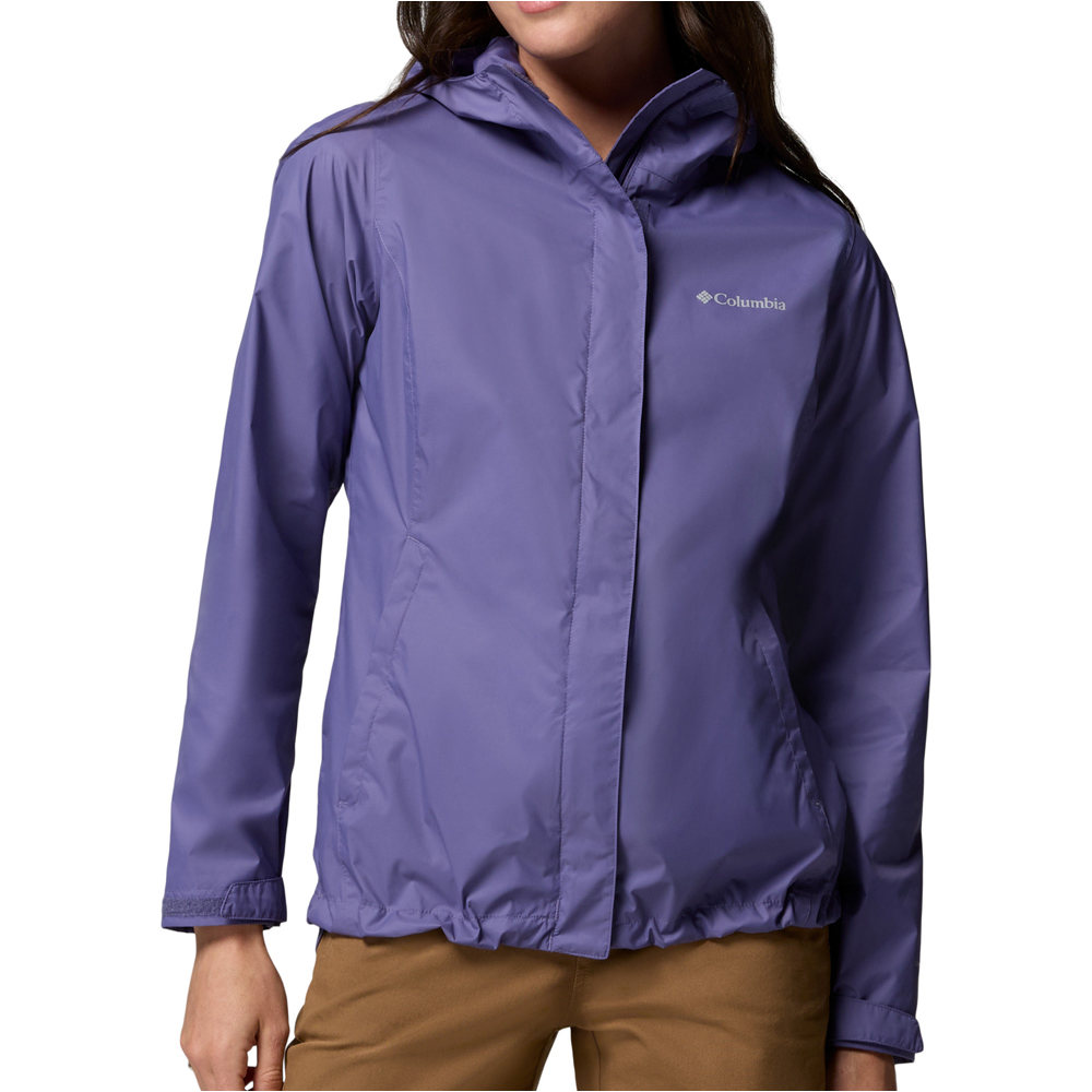 Columbia chaqueta impermeable mujer Arcadia II Jacket vista frontal