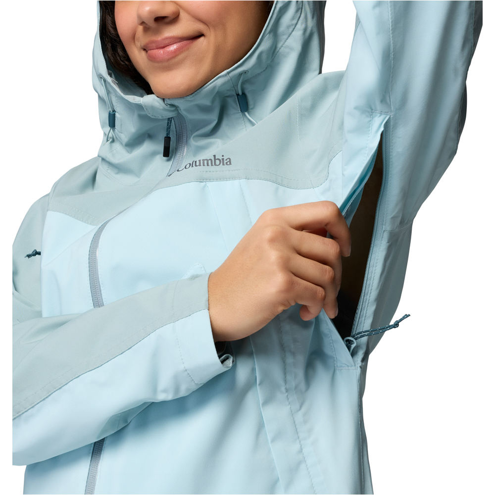 Columbia chaqueta impermeable mujer Boulder Falls Jacket 05