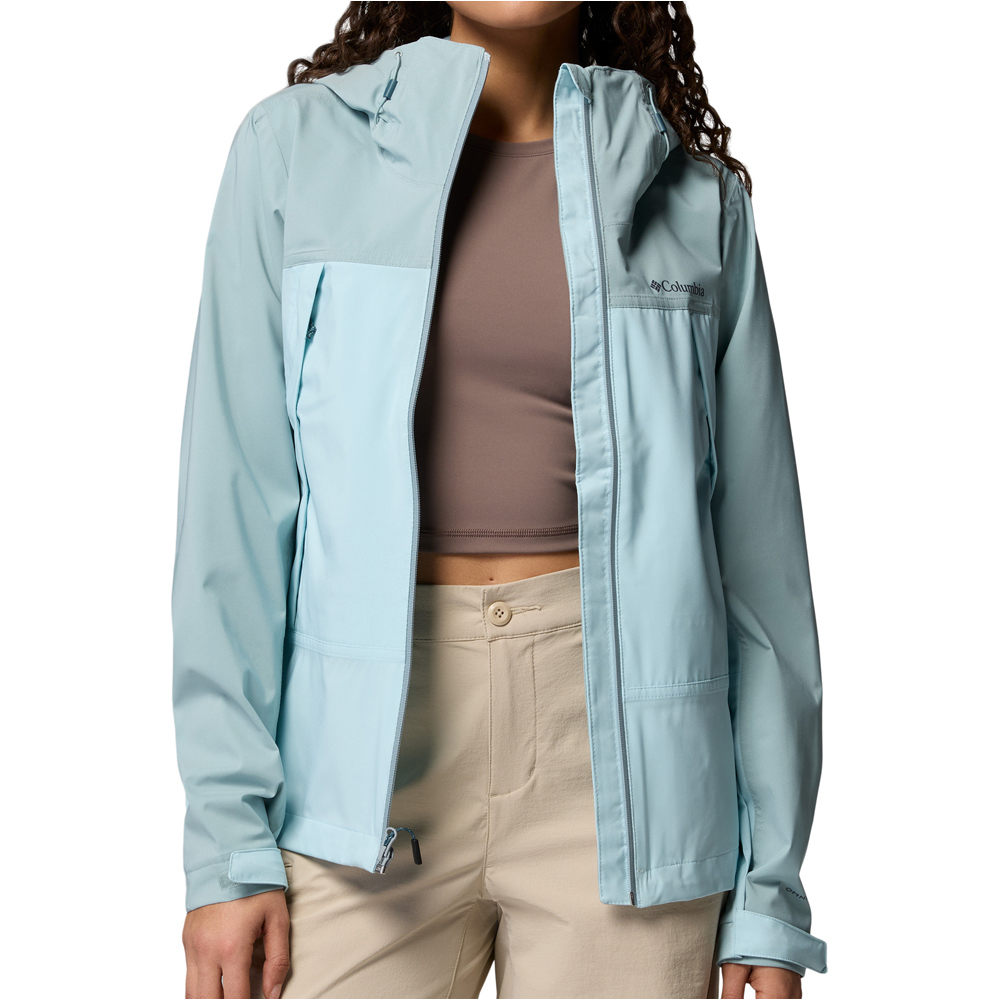 Columbia chaqueta impermeable mujer Boulder Falls Jacket vista detalle