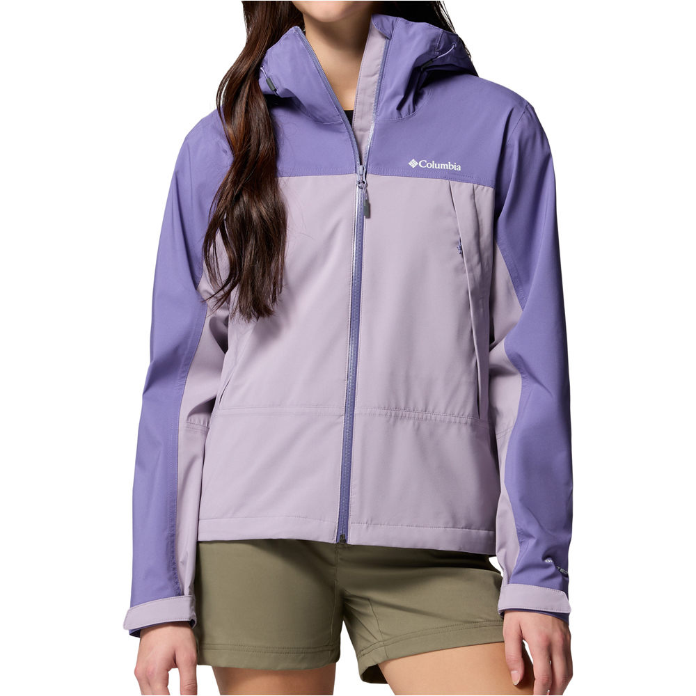 Columbia chaqueta impermeable mujer Boulder Falls Jacket vista frontal