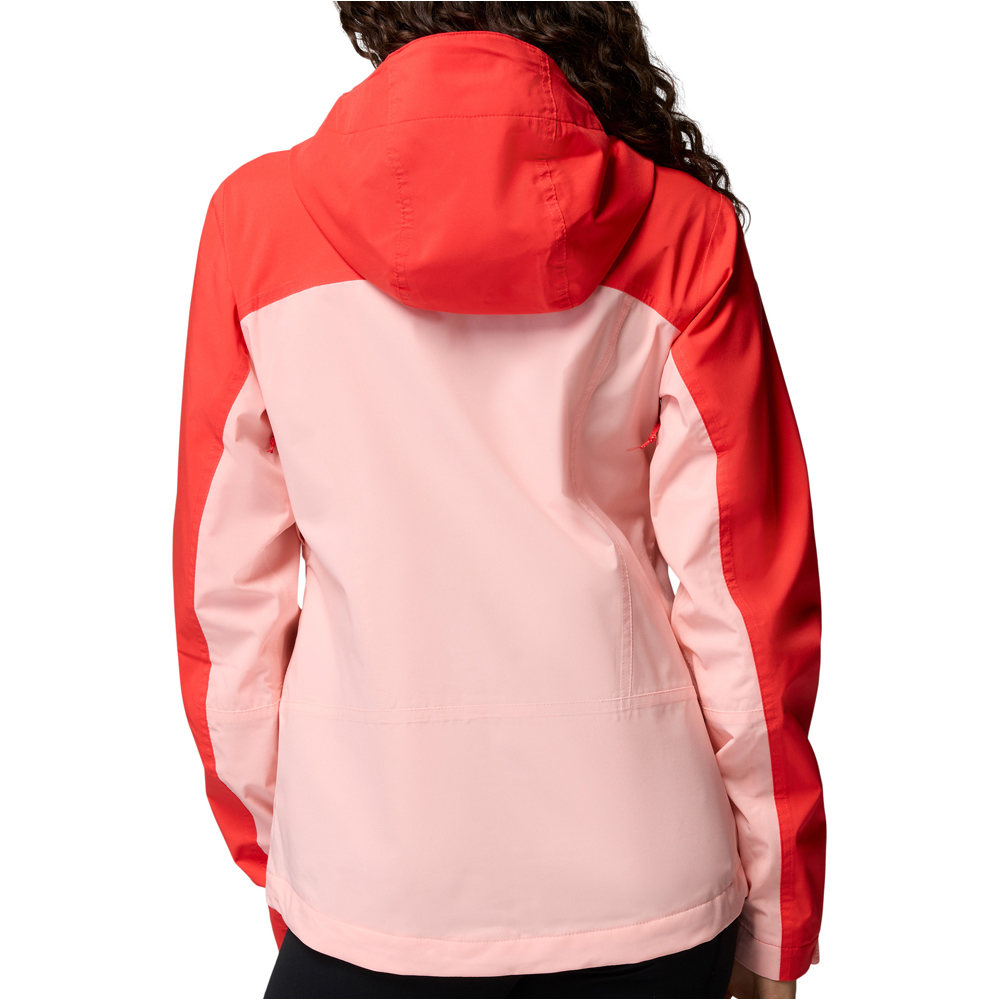 Columbia chaqueta impermeable mujer Boulder Falls Jacket vista trasera
