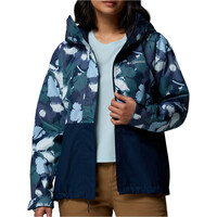 Columbia chaqueta impermeable mujer Hikebound Printed Jacket 03