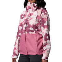 Columbia chaqueta impermeable mujer Hikebound Printed Jacket 03