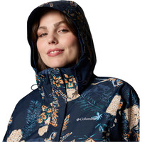 Columbia chaqueta impermeable mujer Hikebound Printed Jacket 04