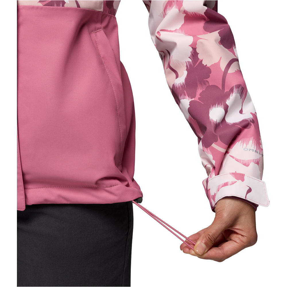 Columbia chaqueta impermeable mujer Hikebound Printed Jacket 07