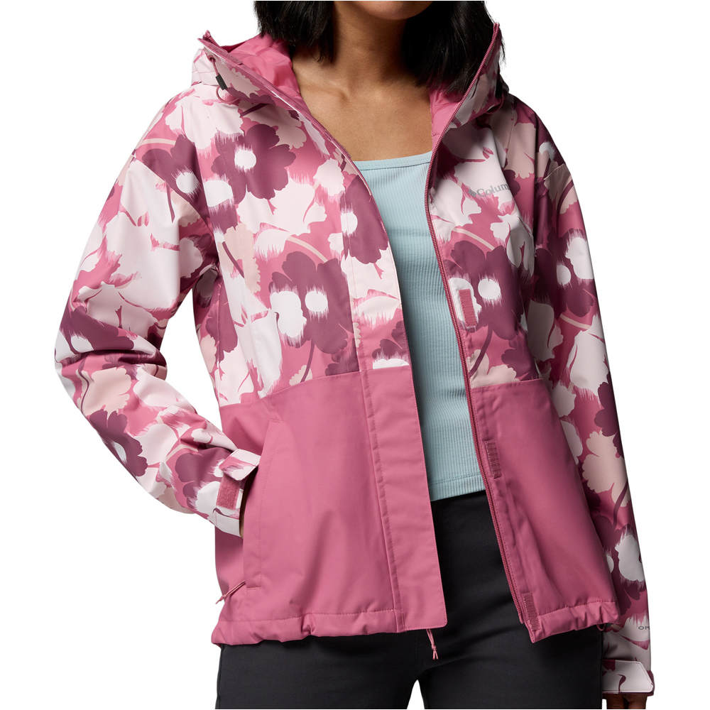 Columbia chaqueta impermeable mujer Hikebound Printed Jacket vista detalle
