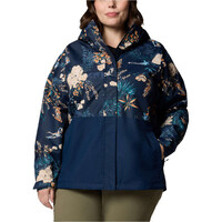 Columbia chaqueta impermeable mujer Hikebound Printed Jacket vista frontal