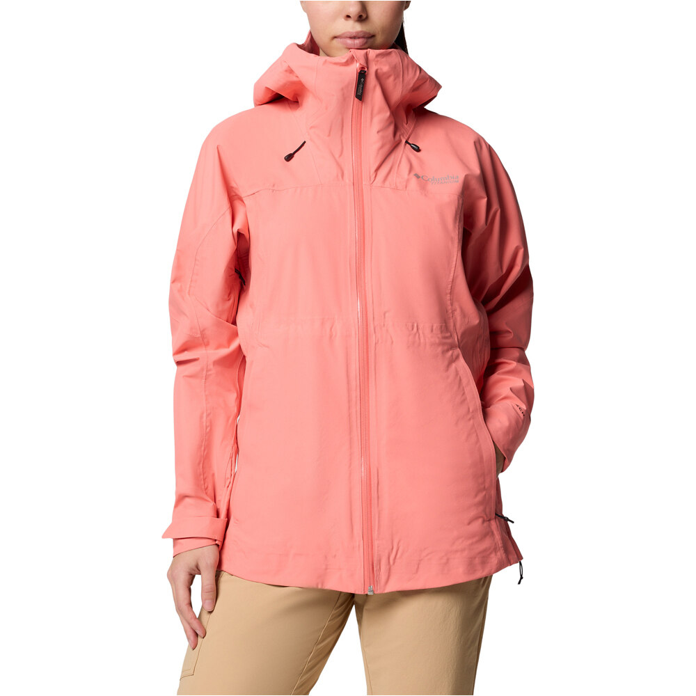 Columbia chaqueta impermeable mujer Northwest Explorer  3L Shell vista frontal