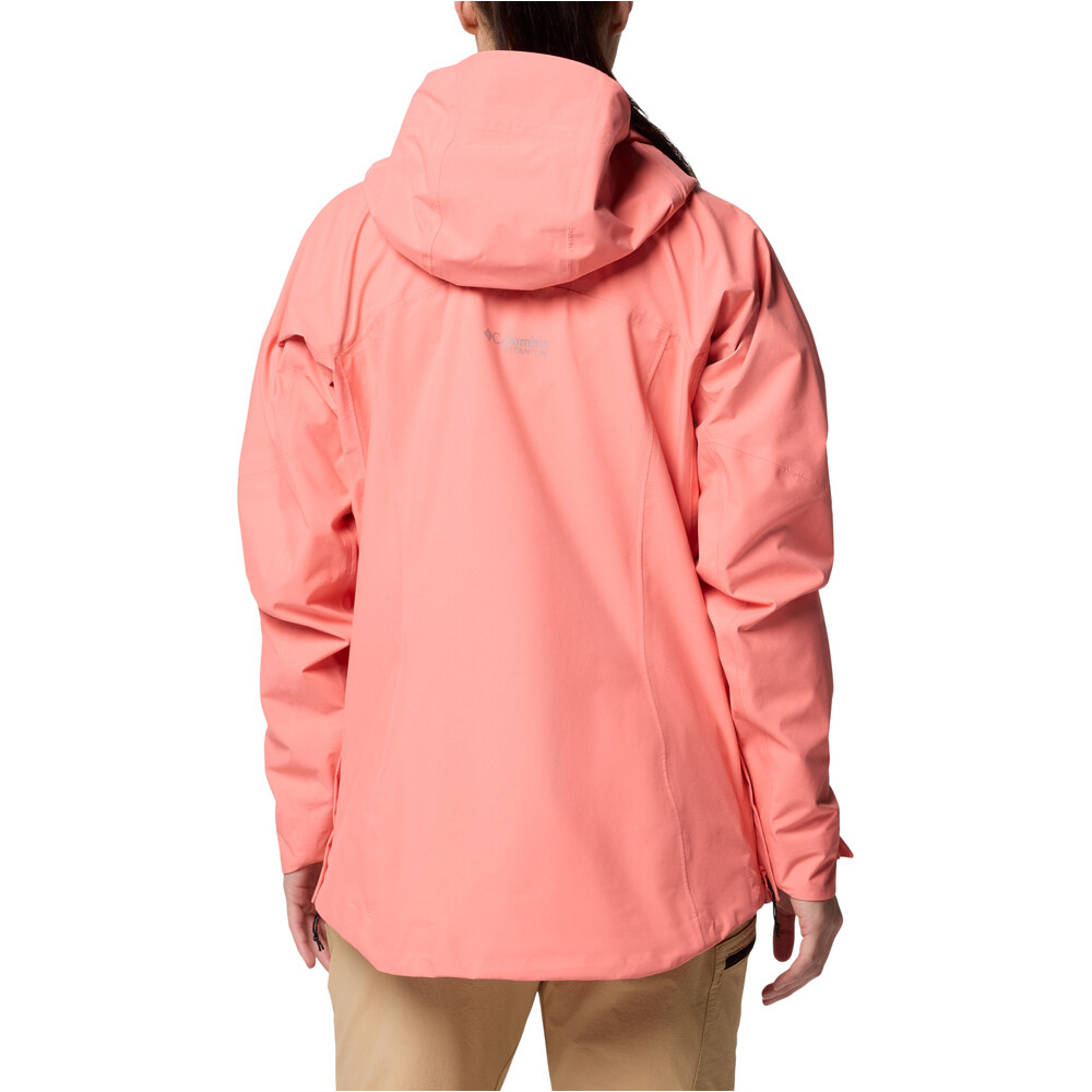 Columbia chaqueta impermeable mujer Northwest Explorer  3L Shell vista trasera