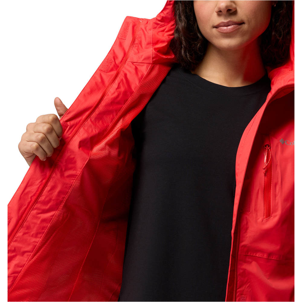 Columbia chaqueta impermeable mujer Pouring Adventure III Jacket 04