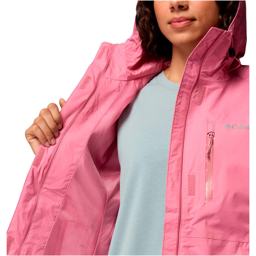 Columbia chaqueta impermeable mujer Pouring Adventure III Jacket 04