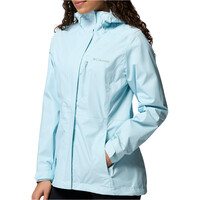 Columbia chaqueta impermeable mujer Pouring Adventure III Jacket vista detalle