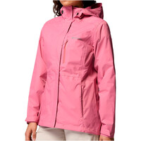 Columbia chaqueta impermeable mujer Pouring Adventure III Jacket vista detalle