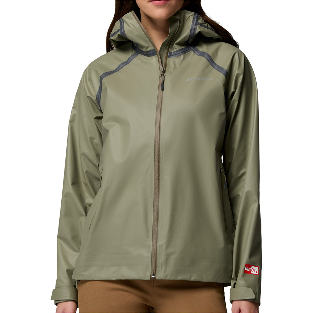 Columbia chaqueta impermeable mujer Reign No Shine Jacket vista frontal