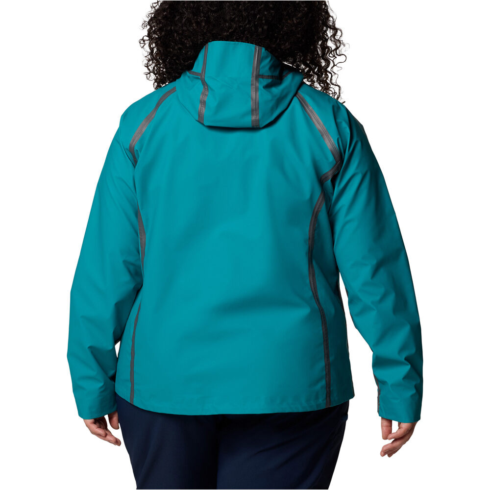 Columbia chaqueta impermeable mujer Reign No Shine  Jacket vista trasera