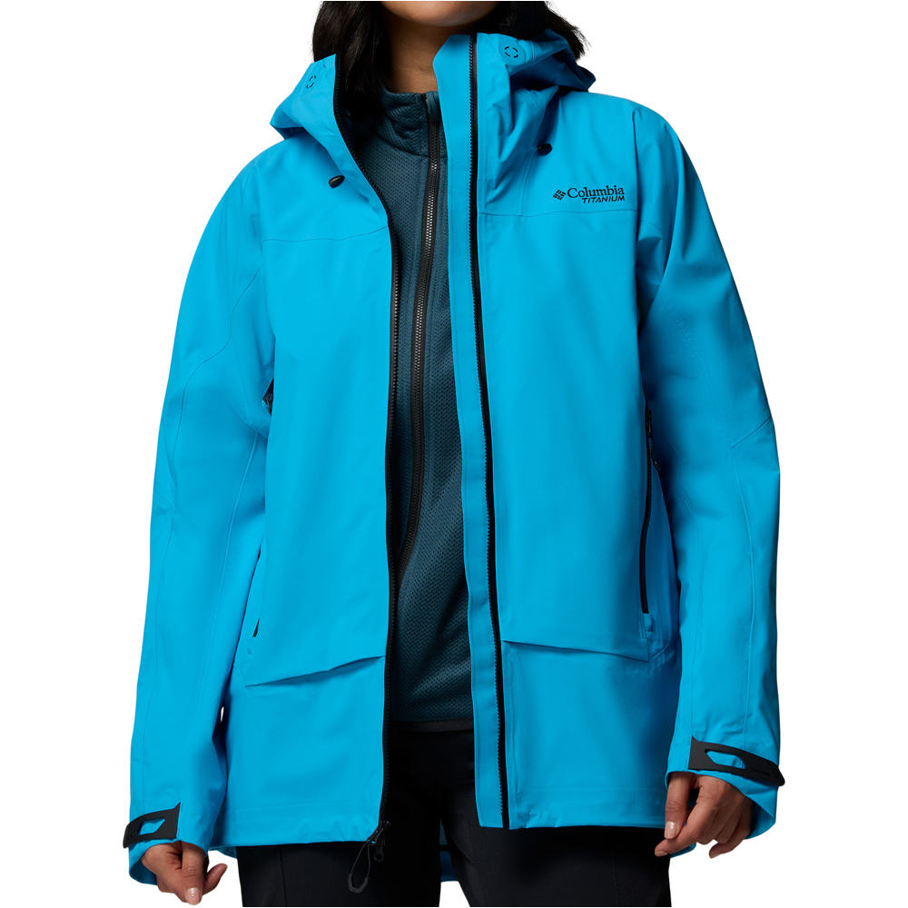 Columbia chaqueta impermeable mujer Saudan Pro 3L Shell 03