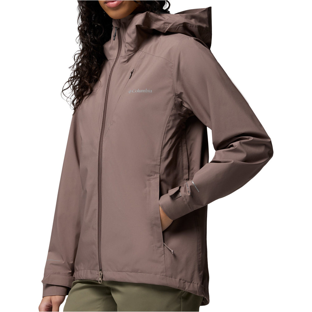 Columbia chaqueta impermeable mujer Trailborne 2.5L Shell vista detalle