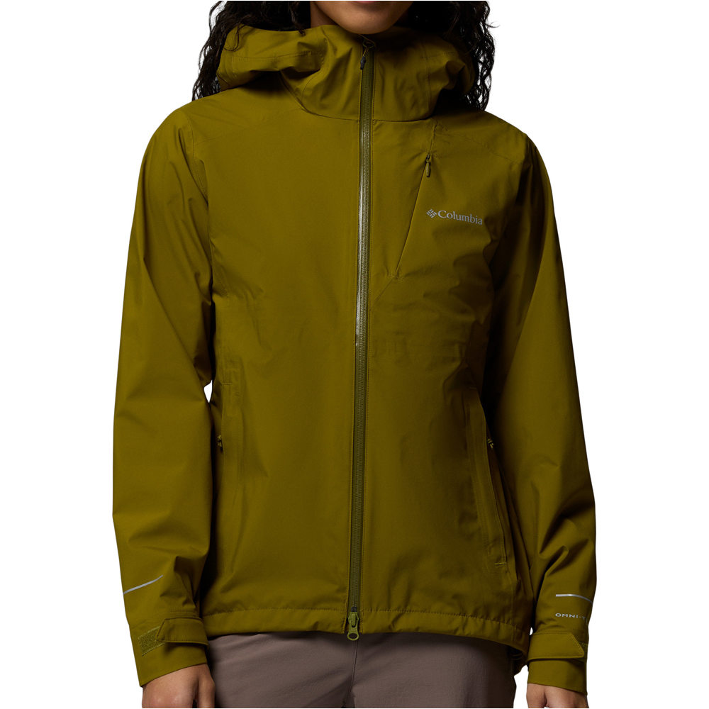 Columbia chaqueta impermeable mujer Trailborne 2.5L Shell vista frontal