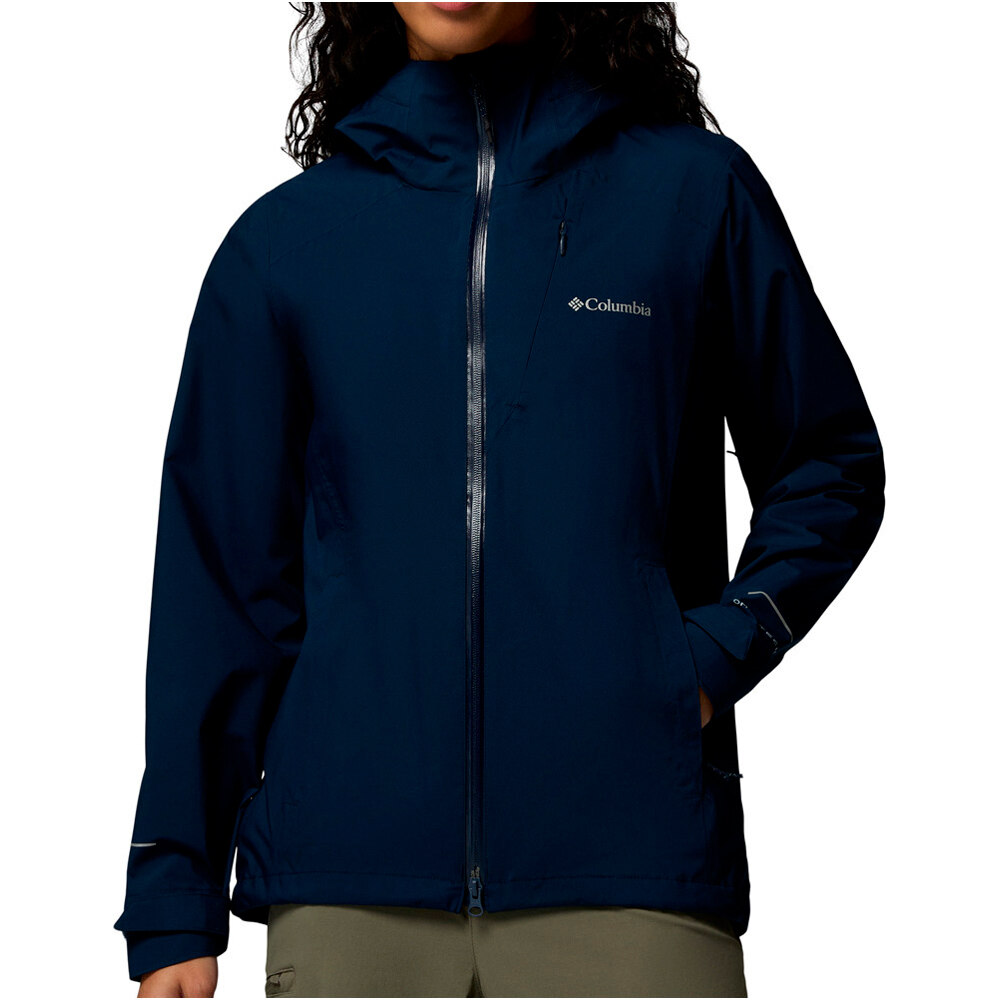 Columbia chaqueta impermeable mujer Trailborne 2.5L Shell vista frontal