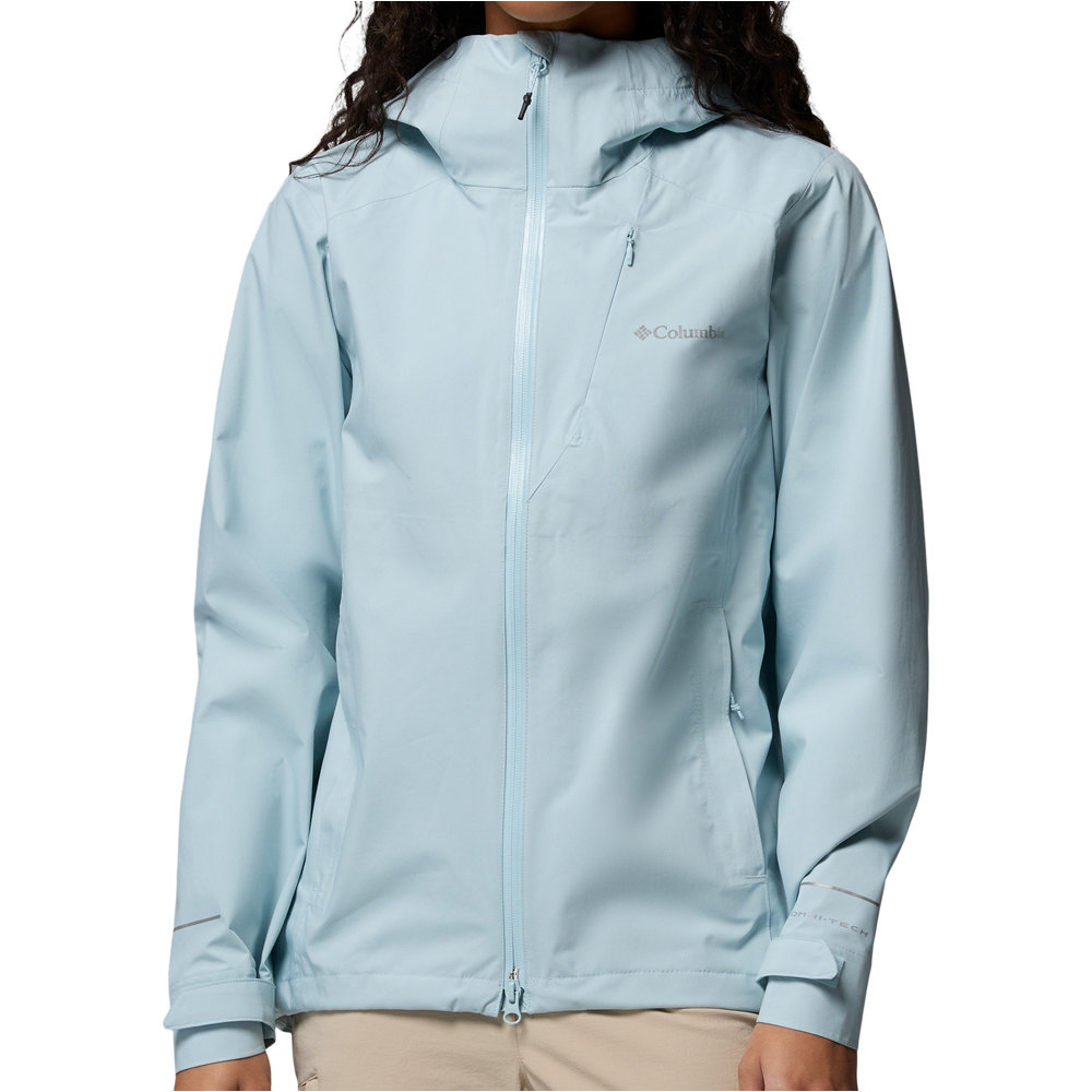 Columbia chaqueta impermeable mujer Trailborne 2.5L Shell vista frontal