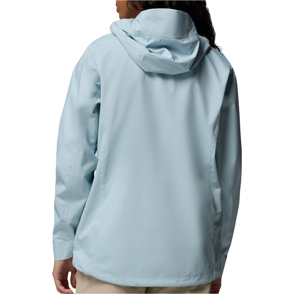 Columbia chaqueta impermeable mujer Trailborne 2.5L Shell vista trasera