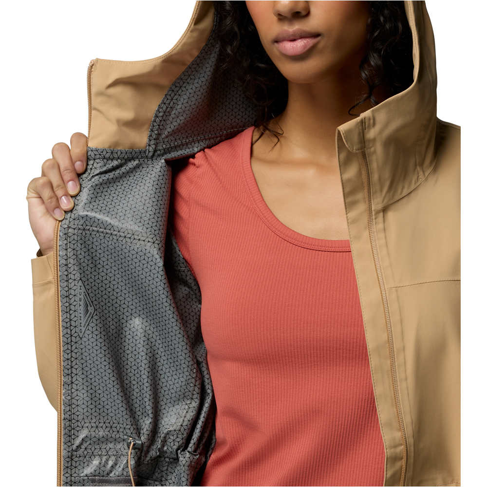 Columbia chaqueta impermeable mujer Weekend Adventure II Long Shell 04