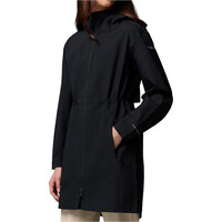 Columbia chaqueta impermeable mujer Weekend Adventure II Long Shell vista detalle