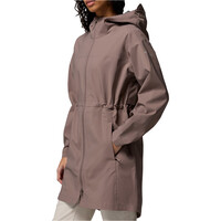 Columbia chaqueta impermeable mujer Weekend Adventure II Long Shell vista detalle