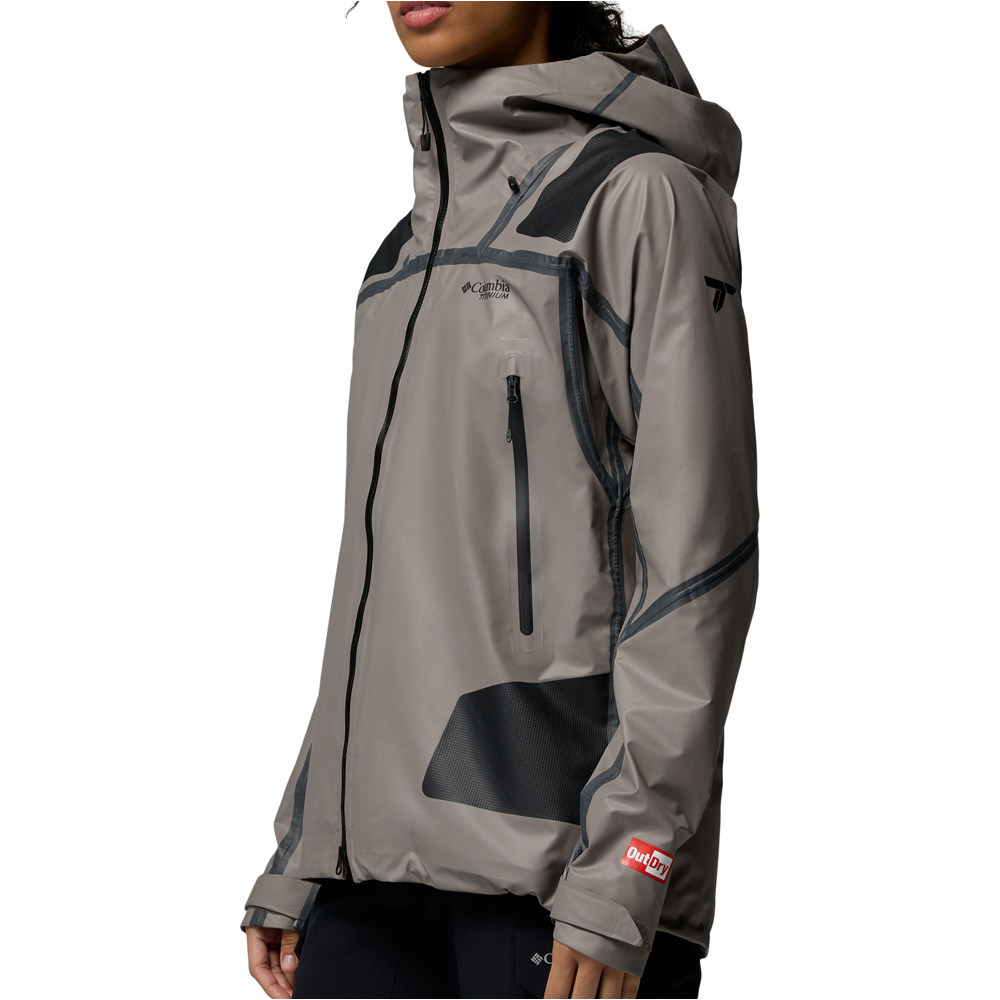 Columbia chaqueta impermeable mujer Whistler Peak Shell vista detalle