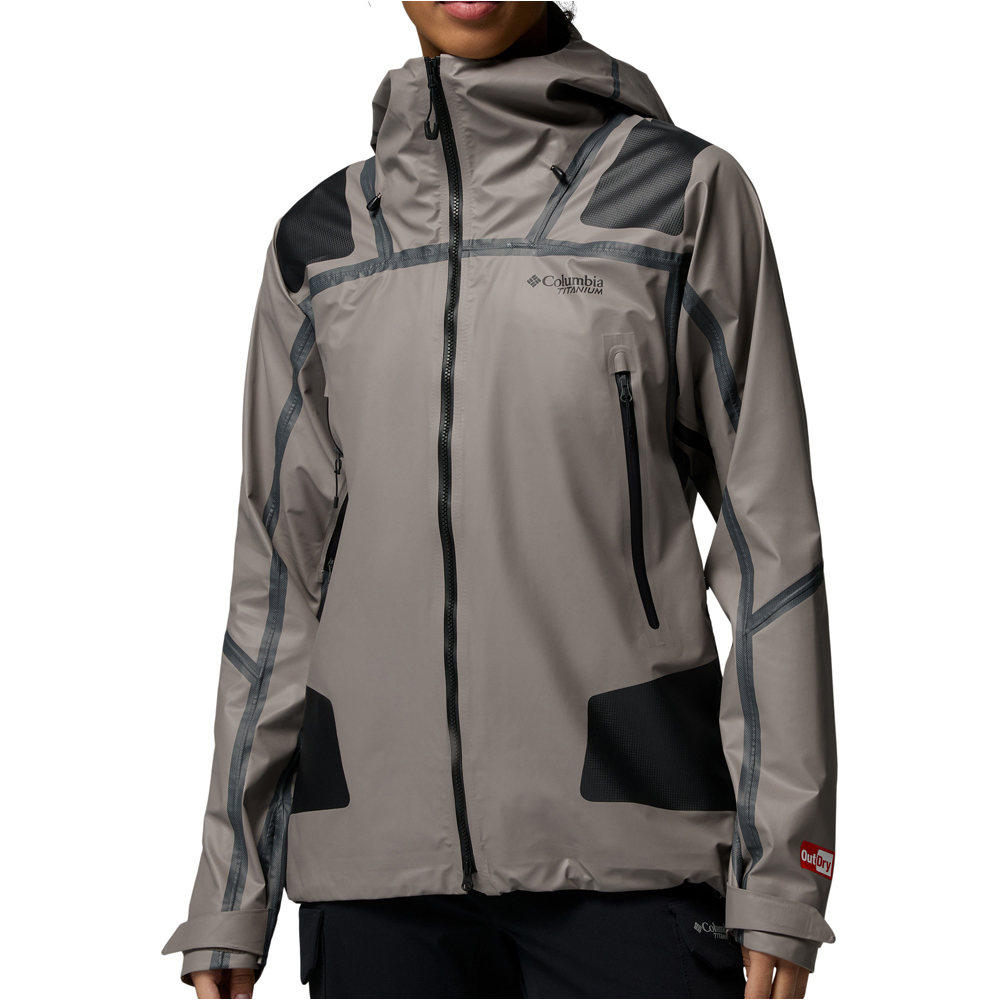 Columbia chaqueta impermeable mujer Whistler Peak Shell vista frontal