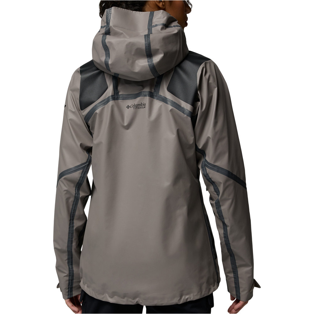Columbia chaqueta impermeable mujer Whistler Peak Shell vista trasera