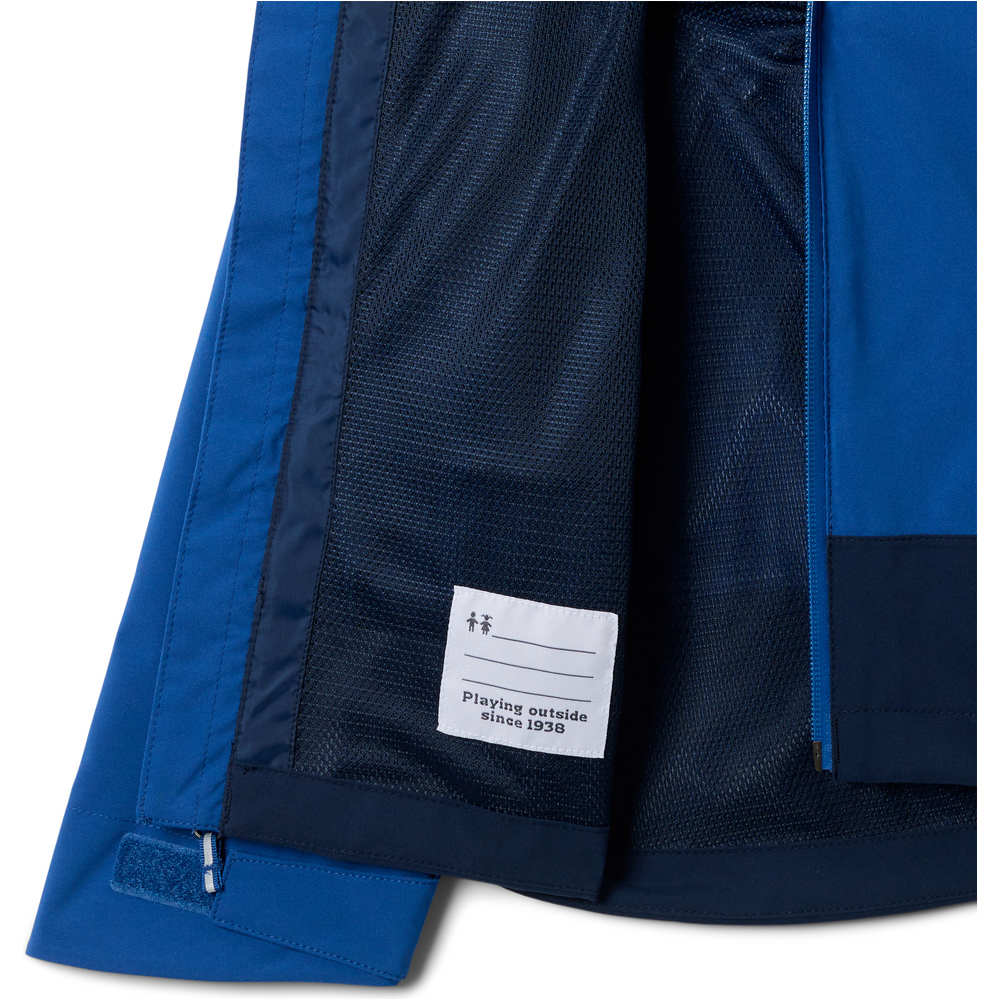 Columbia chaqueta impermeable niño Boulder Falls Jacket vista detalle