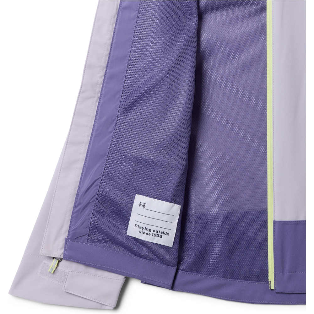 Columbia chaqueta impermeable niño Boulder Falls Jacket vista detalle