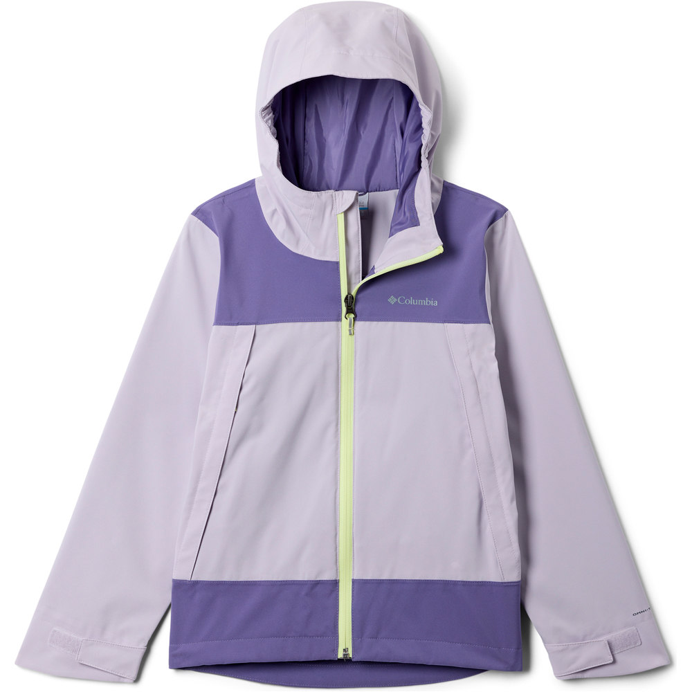 Columbia chaqueta impermeable niño Boulder Falls Jacket vista frontal