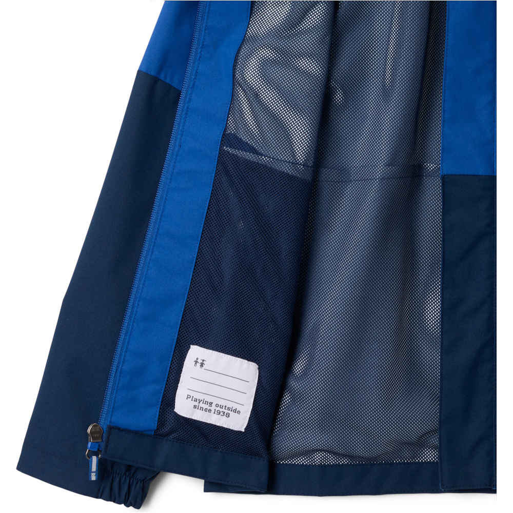 Columbia chaqueta impermeable niño Hikebound II Jacket vista detalle