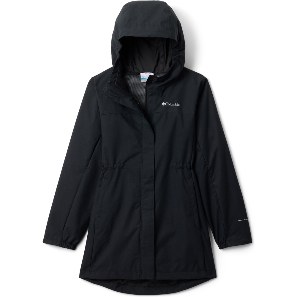 Columbia chaqueta impermeable niño Hikebound Long Jacket vista frontal
