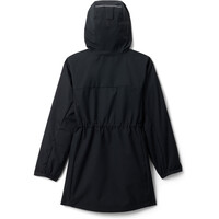 Columbia chaqueta impermeable niño Hikebound Long Jacket vista trasera