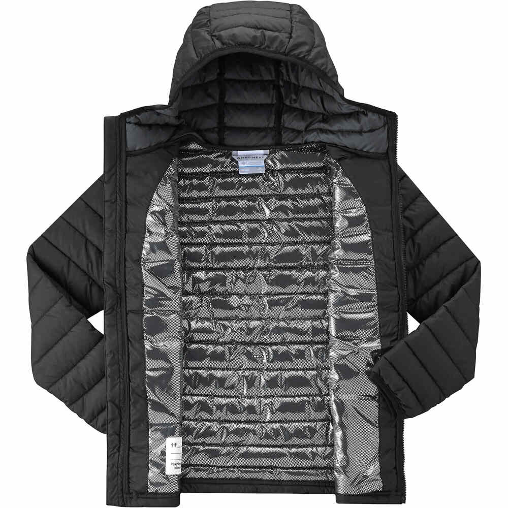 Columbia chaqueta impermeable niño Powder Lite II Hooded Jacket vista detalle