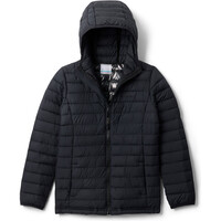 Columbia chaqueta impermeable niño Powder Lite II Hooded Jacket vista frontal