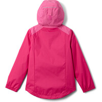 Columbia chaqueta impermeable niño Rainy Trails III Fleece Lined Jacket vista trasera